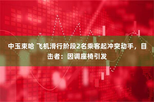 中玉束哈 飞机滑行阶段2名乘客起冲突动手，目击者：因调座椅引发